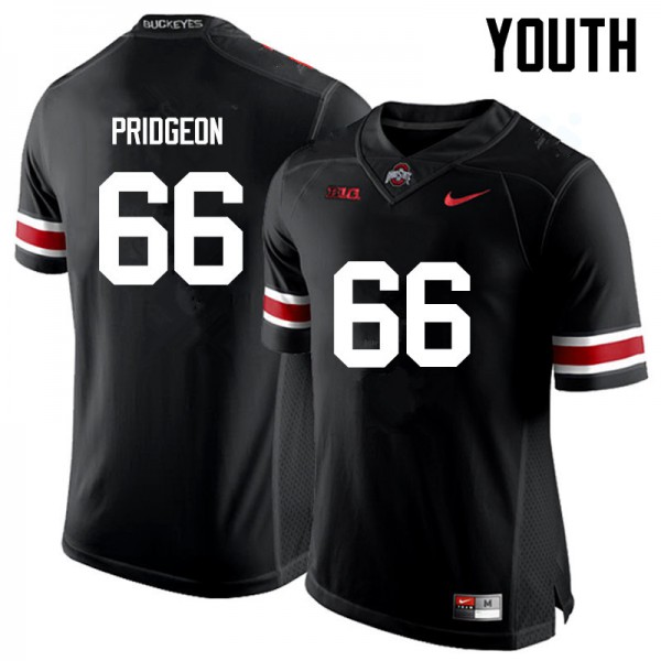 Ohio State Buckeyes #66 Malcolm Pridgeon Youth Official Jersey Black OSU53753